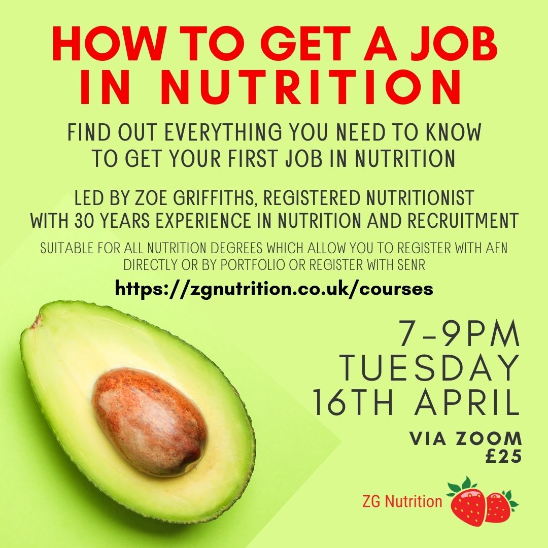 How to Get a Job in Nutrition Course