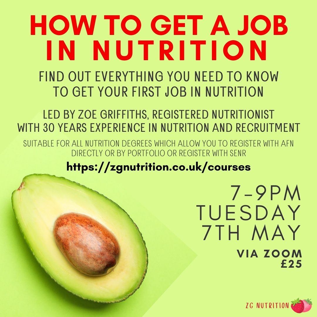 How to Get a Job in Nutrition Course