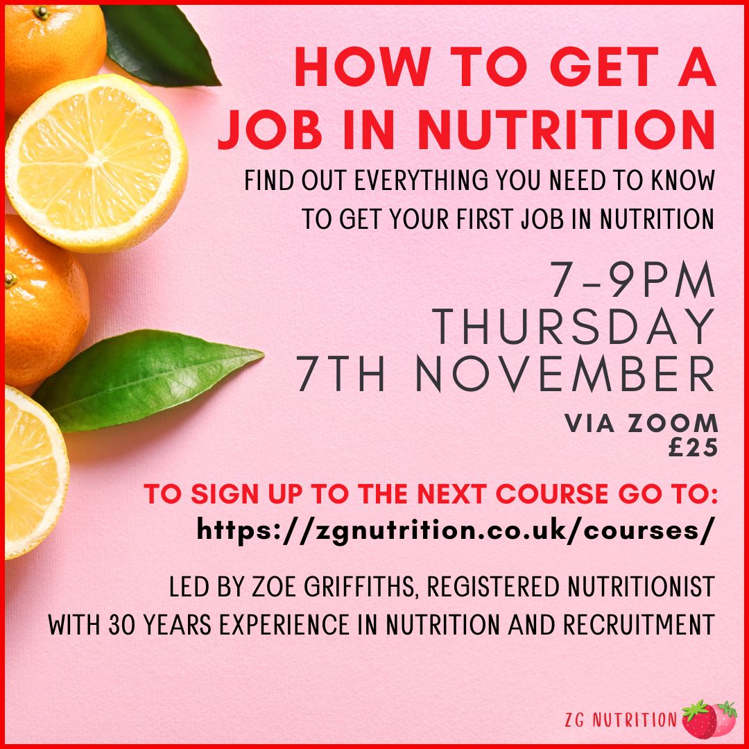 How to Get a Job in Nutrition Course