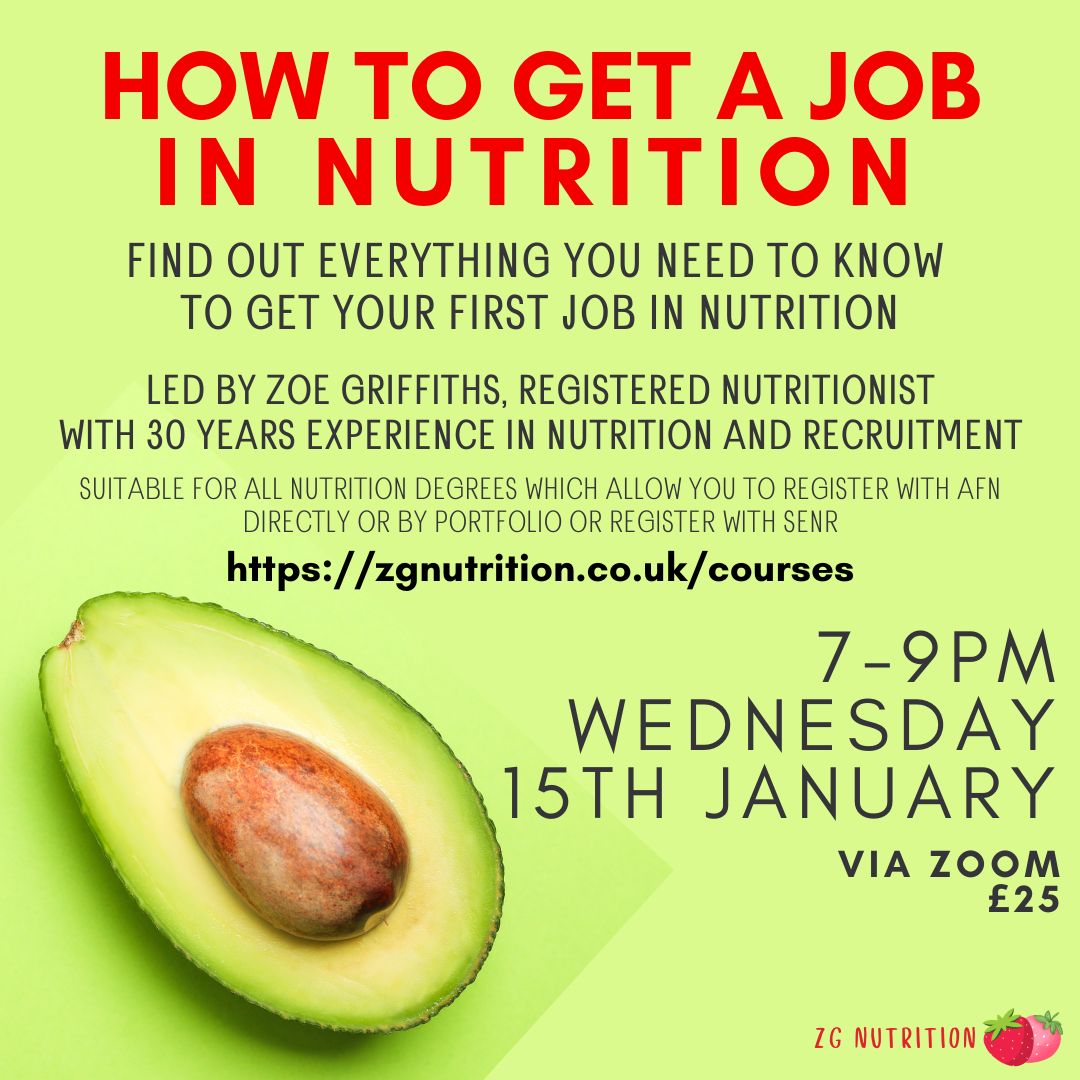 How to Get a Job in Nutrition Course