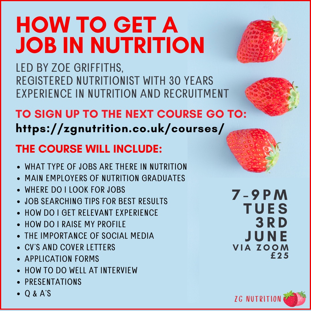 How to Get a Job in Nutrition Course