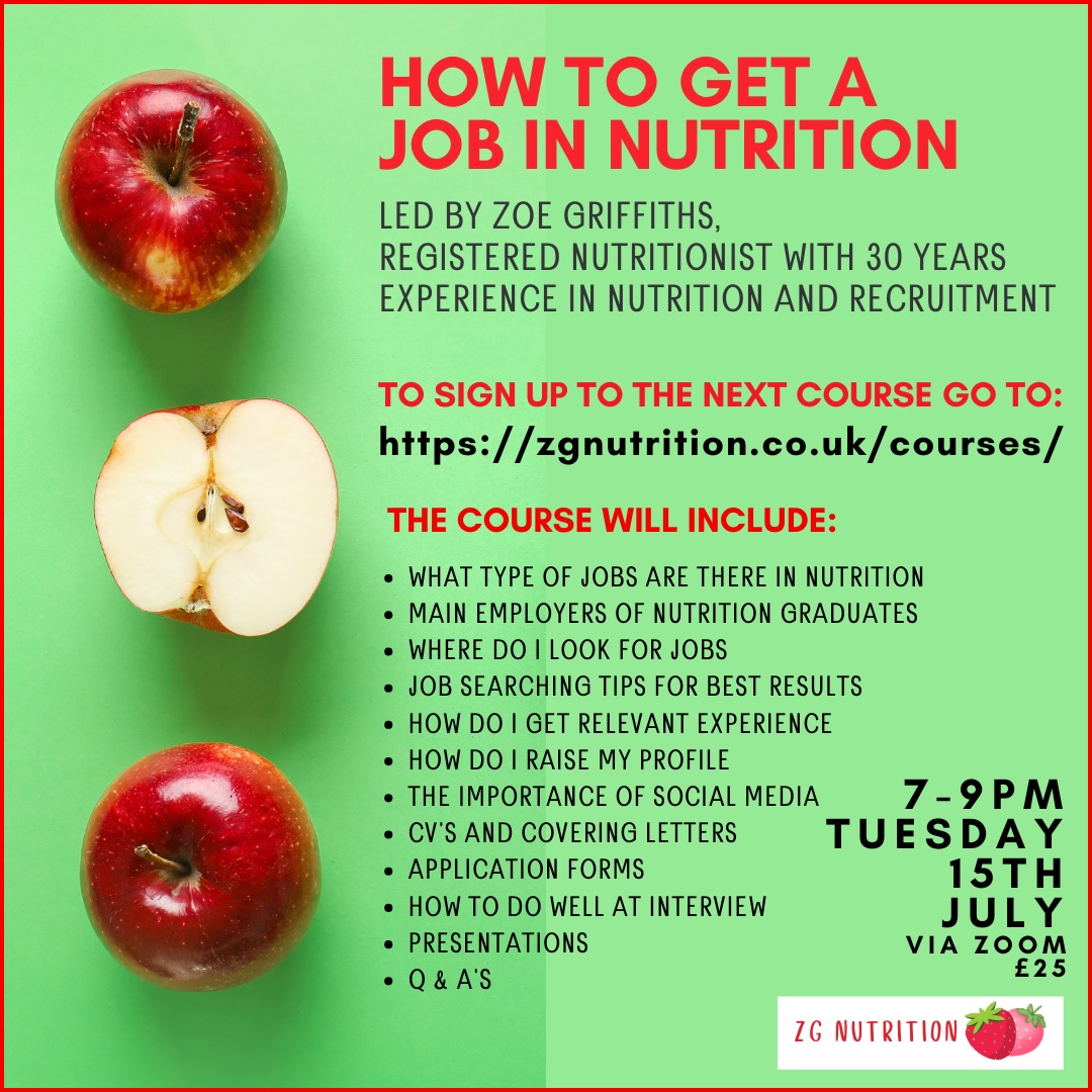 How to Get a Job in Nutrition Course