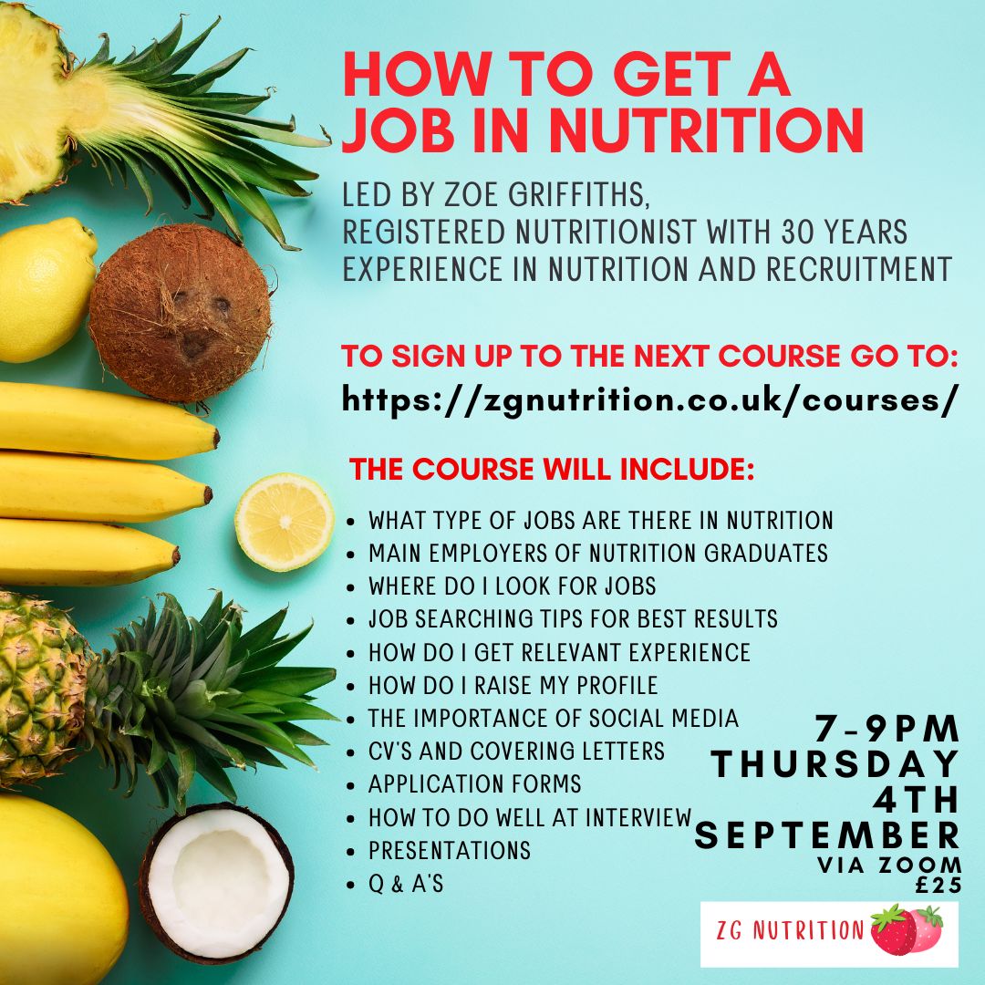 How to Get a Job in Nutrition Course