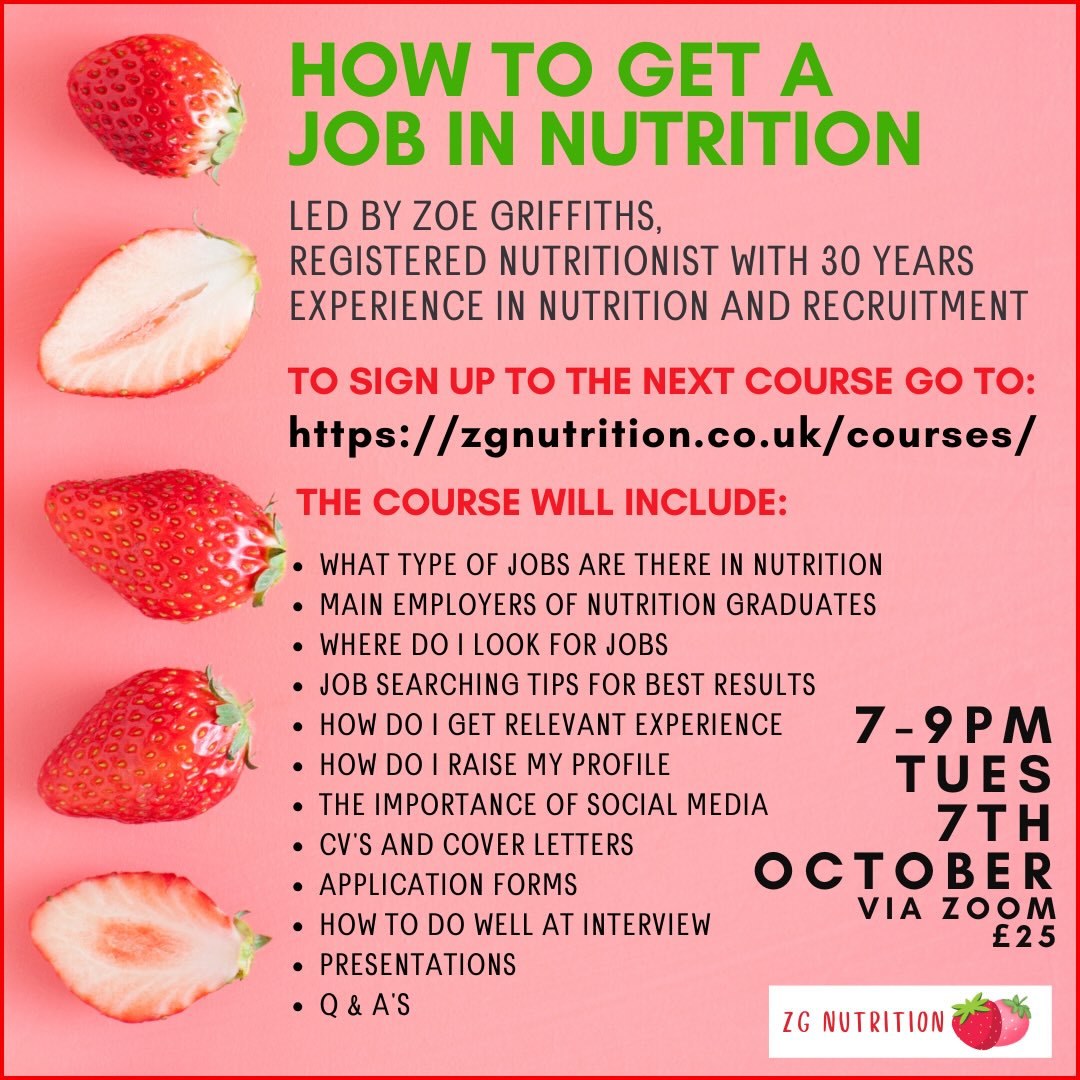 How to Get a Job in Nutrition Course