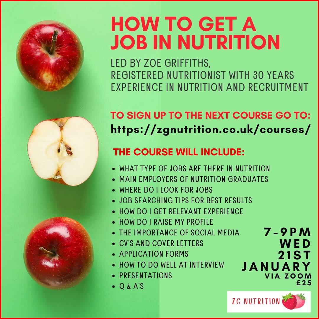 How to Get a Job in Nutrition Course