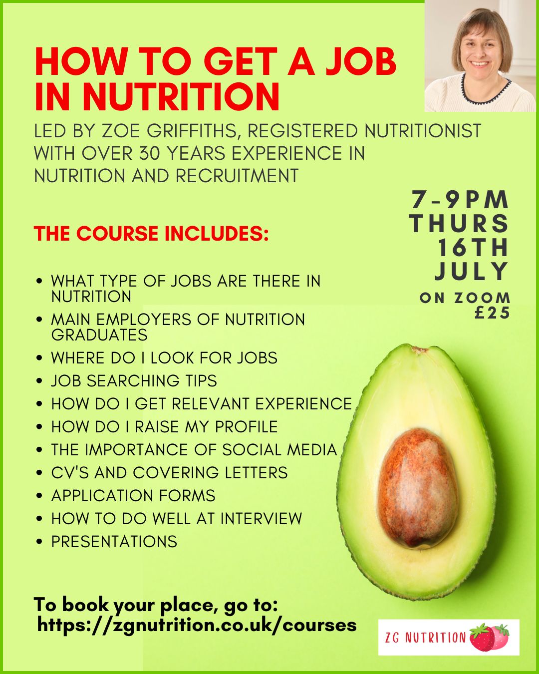 How to Get a Job in Nutrition Course